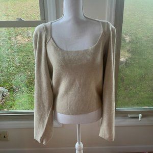 Free People Cream Sweater